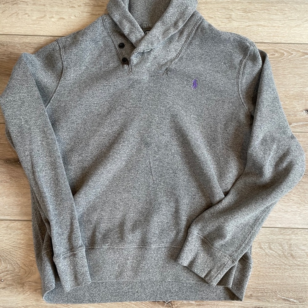 Polo Ralph Lauren Grey Fleece Pullover